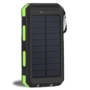 Solar Power Bank Real 20000 mAh Dual USB External Waterproof Polymer Battery Charger Outdoor Light Lamp Powerbank Ferisi