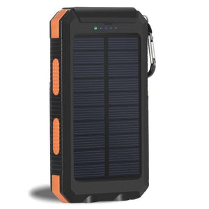 Solar Power Bank Real 20000 mAh Dual USB External Waterproof Polymer Battery Charger Outdoor Light Lamp Powerbank Ferisi