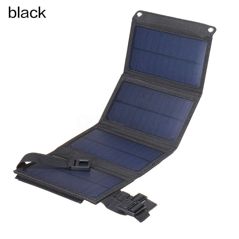 Foldable 20W USB Solar Panel Portable Folding Waterproof Solar Panel Charger Mobile Power Battery Charger