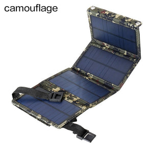 Foldable 20W USB Solar Panel Portable Folding Waterproof Solar Panel Charger Mobile Power Battery Charger